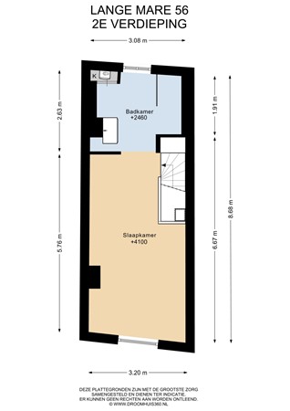 Floorplan - Lange Mare 56, 2312 GS Leiden